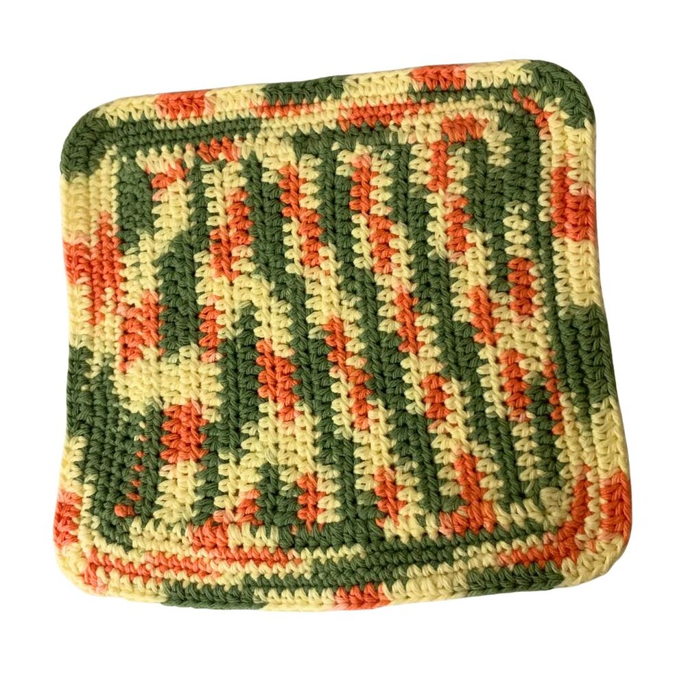 Christmas Stocking Stuffers Handmade Crochet Cotton Washcloth Set - Picture 2 of 5